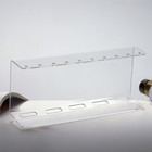 Подставка под гарнитуру 23×4×8 см, оргстекло 2 мм, прозрачная - Фото 2