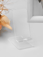 Подставка под телефон 8×12.5×5 см, оргстекло 2 мм, прозрачная - Фото 5