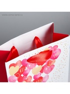 Пакет подарочный ламинированный, упаковка, I love you, S 12 х 15 х 5.5 см - Фото 4