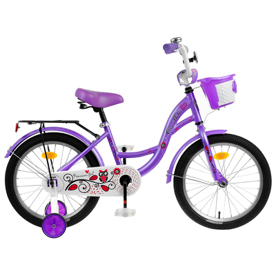 Велосипед 18" Graffiti Premium Girl RUS, цвет сиреневый