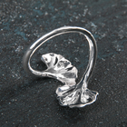 Кольцо для салфетки «Лотос», 4×5 см, цвет серебряный - Фото 3