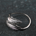 Кольцо для салфетки «Лист», 4,5×2 см, цвет серебряный - фото 7756241