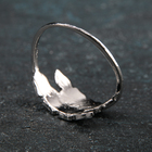 Кольцо для салфетки «Лист», 4,5×2 см, цвет серебряный - фото 7756242