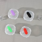 Набор форм для льда «Шар большой», 4 шт, d=6,5 см, цвет МИКС - фото 24420732