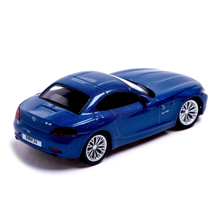 Машина металлическая BMW Z4, 1:43, цвет синий - фото 1905629726