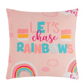 Наволочка декоративная "Этель" Rainbow, 40 х 40 см, 100% хлопок