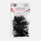 Крючок пришивной №2, 15 × 8 мм, 100 шт, цвет чёрный - Фото 3