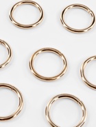 Кольца для сумок, d=20 мм, толщина - 3 мм, 10 шт., цвет золотой - Фото 1