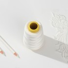 Нитки 40/2, 2700 м, белые - Фото 3