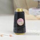 Нитки 40/2, 2700 м, чёрные - Фото 3