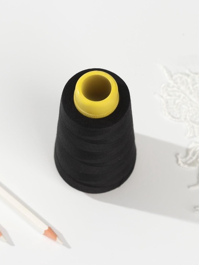 Нитки 40/2, 2700 м, чёрные