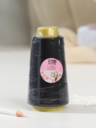 Нитки 40/2, 2700 м, чёрные - Фото 6