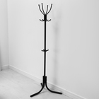 Вешалка напольная «Комфорт» (ВК4/Ч), 60×60×180 см, цвет чёрный - фото 318293311
