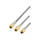 Набор адаптеров для бит ТУНДРА, с фиксатором, 60-100-150 мм, 3 шт. - Фото 1