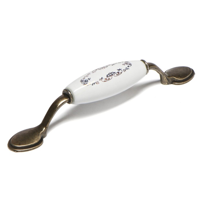 Ручка скоба Ceramics 012 LIGHT, 96 мм, керамическая, цвет бронза - Фото 1