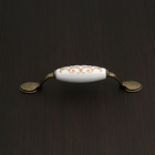 Ручка скоба Ceramics 015 LIGHT, 96 мм, керамическая, цвет бронза - фото 809659775