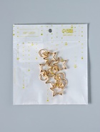 Карабин металлический «Звезда», 34×24 мм / 8×2.2 мм, 5 шт., под золото 4693506