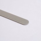 Пилка лазерная для ногтей, односторонняя, 17,5 см, цвет серый - фото 8634318