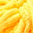 Пряжа фантазийная 100% полиэстер "Softy plush maxi" 250 гр 22 м ананасовый - Фото 3