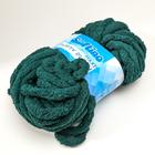 Пряжа фантазийная 100% полиэстер "Softy plush maxi" 250 гр 22 м пихтовый зелёный - Фото 2