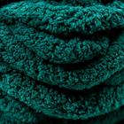 Пряжа фантазийная 100% полиэстер "Softy plush maxi" 250 гр 22 м пихтовый зелёный - Фото 3