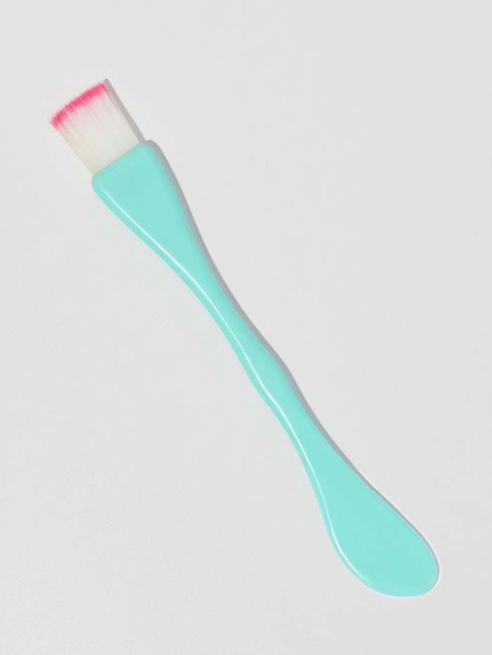 Кисть для масок, двусторонняя, с лопаткой, 15.5 (±1) см, МИКС - Фото 1