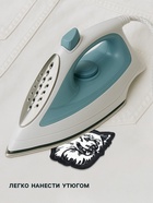 Термоаппликация «Волк», 7×6 см, разноцветная - Фото 2