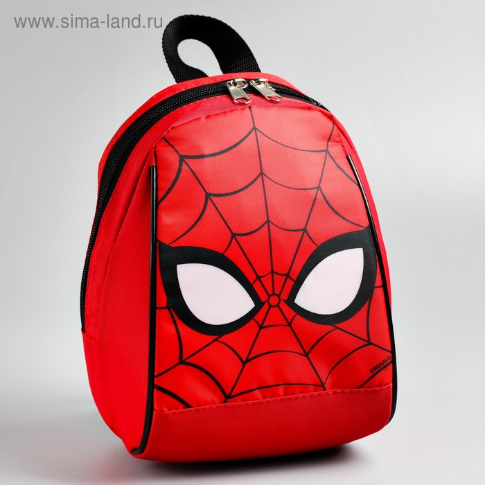 Рюкзак детский, отдел на молнии, 20 х 13 х 26 см «Супер-мен», Человек-паук - Фото 1