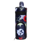 Пенал школьный "Звёзды", на молнии, 2 отделения, синий 4627557