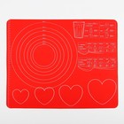 Силиконовый коврик для выпечки «Готовим с любовью», 50×40 см - Фото 2