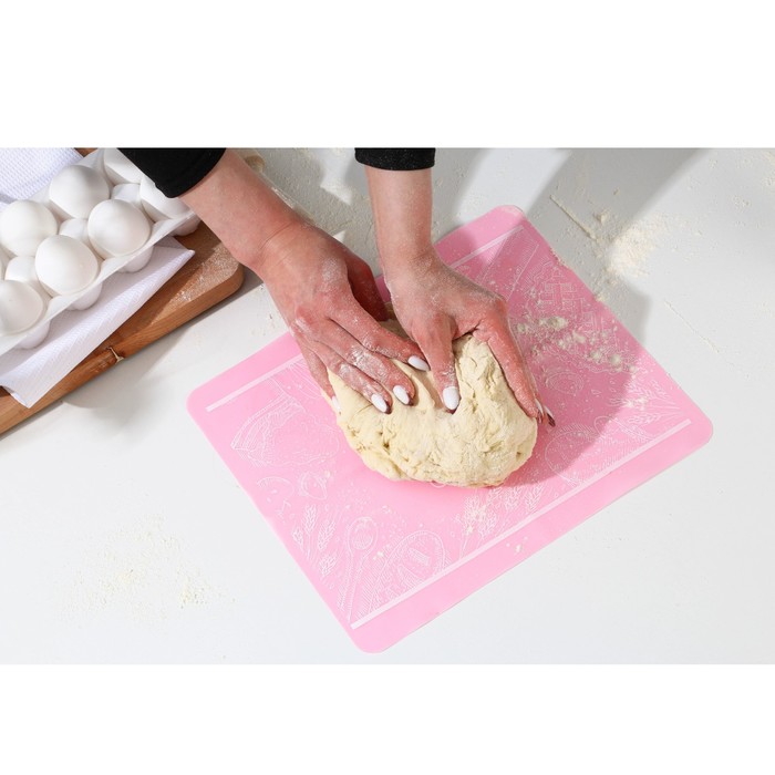 Силиконовый коврик для выпечки I love Baking, 29 х 26 см - Фото 1