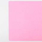 Силиконовый коврик для выпечки «Готовим с любовью», 64×45 см - Фото 3