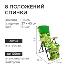 Кресло-шезлонг, 82x59x116 см, принт с лимонами - Фото 3
