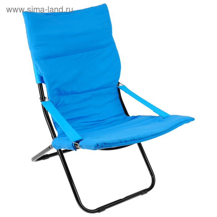 Кресло-шезлонг HHK4/B, р. 85 x 64 x 86 см, цвет синий - Фото 1