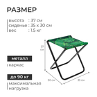 Стул складной Nika, 35 x 30 x 37 см, принт тропические листья - Фото 3