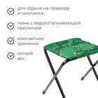 Стул складной Nika, 36 x 30 x 36 см, принт тропические листья - Фото 2