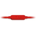 Наушники JBL T110, вакуумные, микрофон, 100дБ, 16 Ом, 3.5 мм, 1.2 м, красные - Фото 4