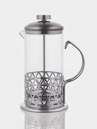 Френч-пресс стеклянный Доляна «Фараон», 600 мл, 14×11×21.5 см