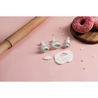 Плунжеры кондитерские «Облака», набор 3 шт., пластик, белые - Фото 6