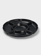 Менажница «Чёрный Восток», 5 секций, пластик, 25×2.5 см, диаметр центра 11 см, чёрная - Фото 2