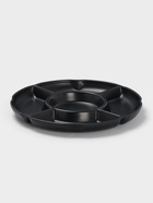 Менажница «Чёрный Восток», 5 секций, пластик, 25×2.5 см, диаметр центра 11 см, чёрная - Фото 3