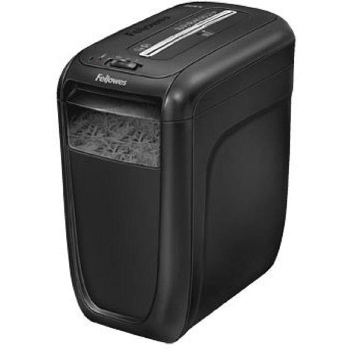 Шредер Fellowes PowerShred 60Cs (P-3), фрагменты 4x50мм, 10 листов одн, скобы, пл.карты, 22л - фото 51297099