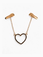 Зажим для кардигана «Сердечко» на цепочках, цвет золото 4787957