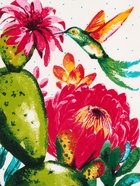 Кухонное полотенце «Доляна. Кактусы», 35×60 см, 100% хлопок, 160 г/м² - Фото 5