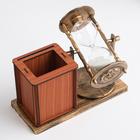Песочные часы "Селин", сувенирные, с карандашницей и фоторамкой, 15.5 х 6.4 х 12 см - Фото 4
