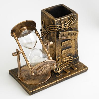Часы песочные «Ноты», органайзер, сувенирные, 14.5×8×13 см