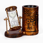 Песочные часы "Море - любовь", сувенирные, с карандашницей, 16.5 х 8 х 13 см - Фото 3