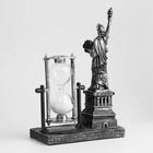 Песочные часы "Статуя Свободы", сувенирные, 13 х 7 х 20.5 см - фото 7756313