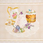 Дорожка на стол «Пасхальные куличи», 40×146 см, 100% хлопок, саржа 190 г/м² - Фото 5