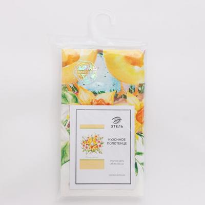 Полотенце «Цыплята», 40×73 см, 100% хлопок, саржа 190 г/м²